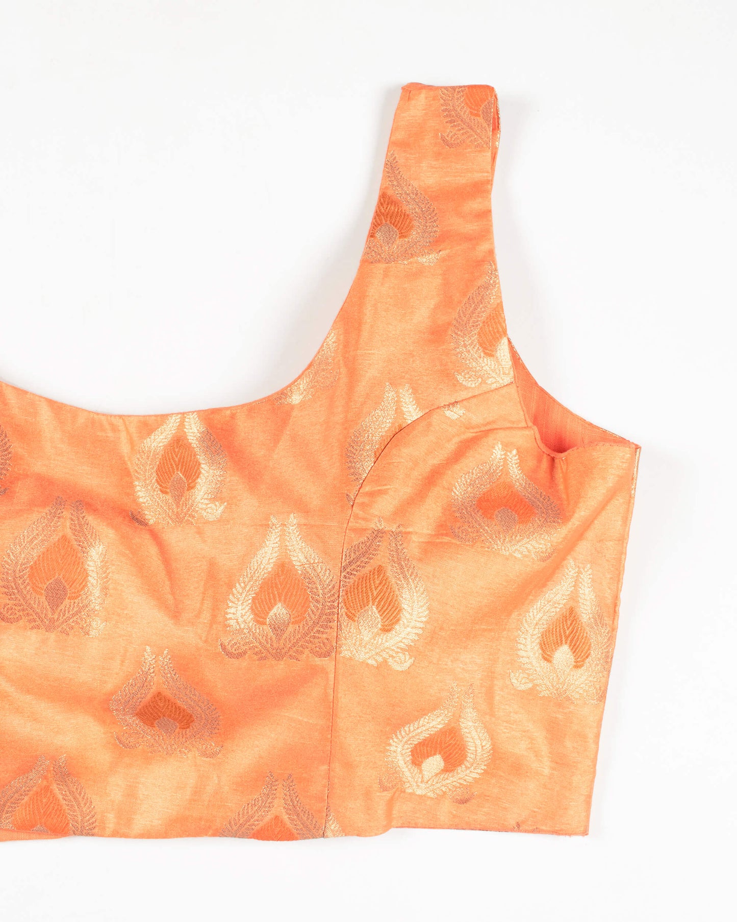 Ethnic Zari Jacquard Banarasi Silk Blouse