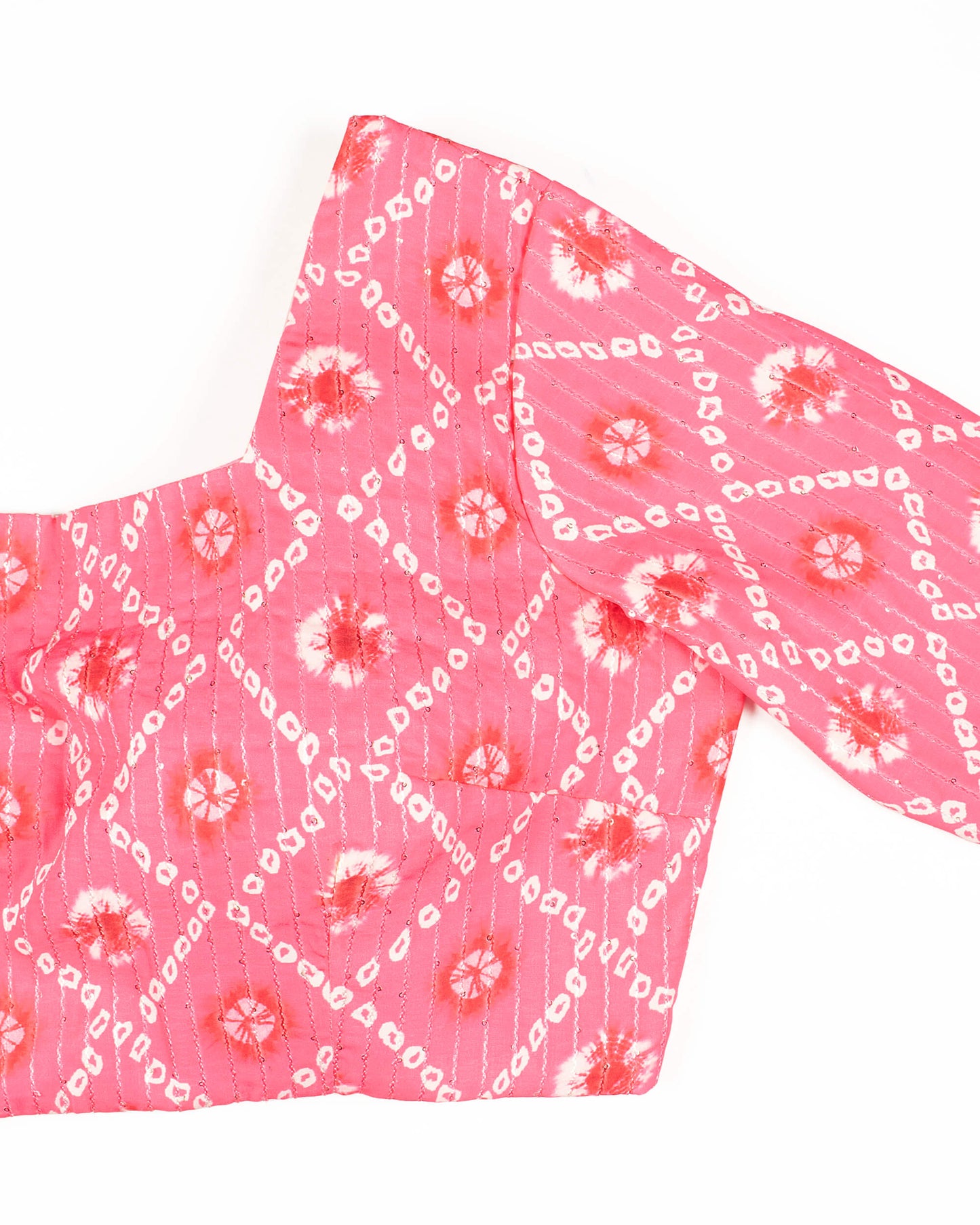 Bandhanii Printed Sequins Crepe Blouse