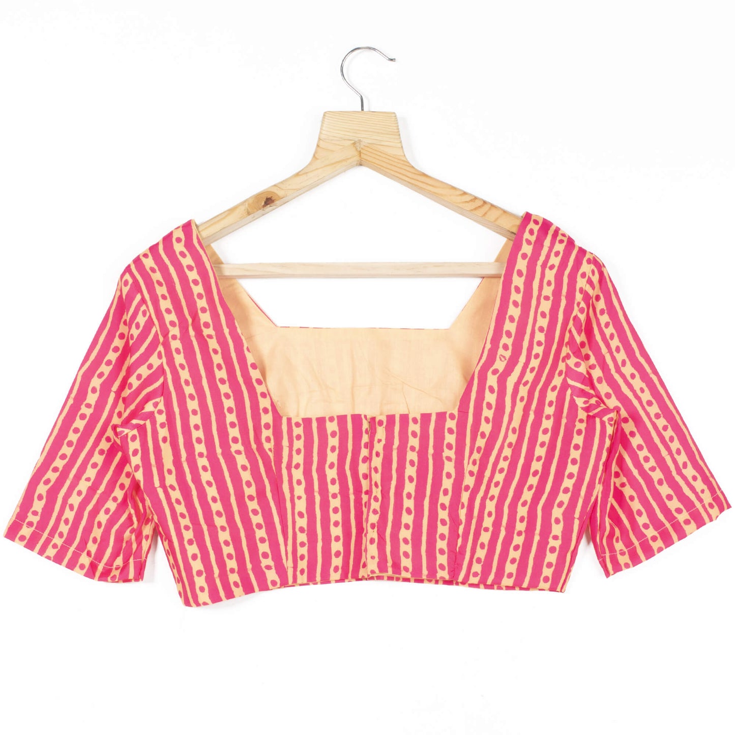 Stripes Printed Crepe Blouse