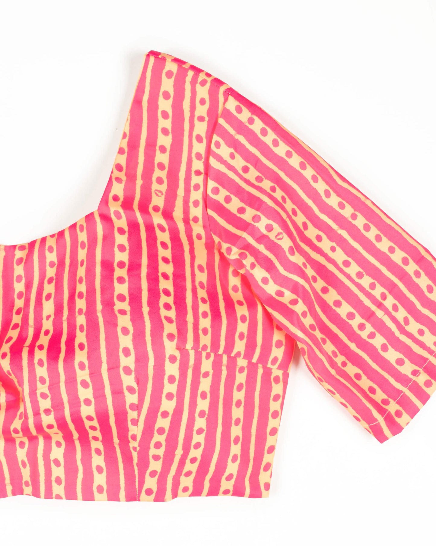 Stripes Printed Crepe Blouse