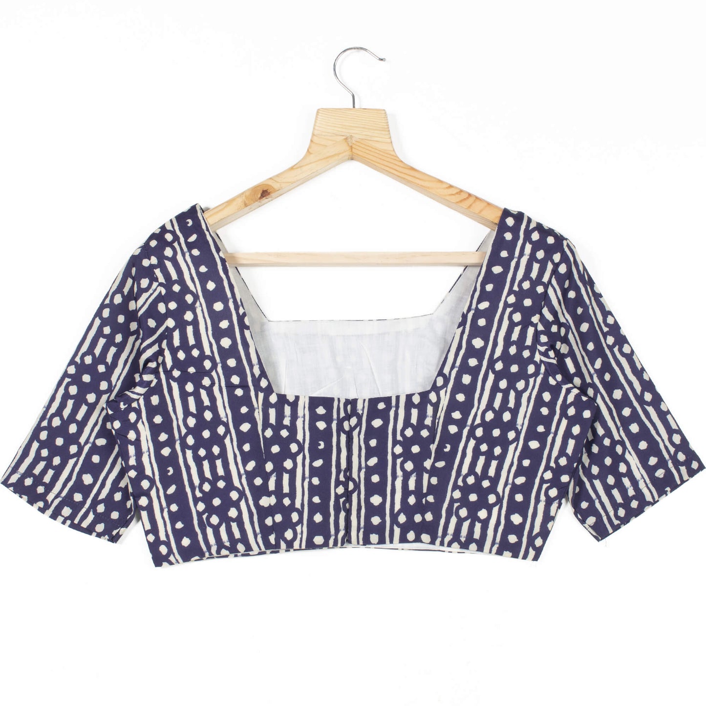 Stripes Printed Crepe Blouse