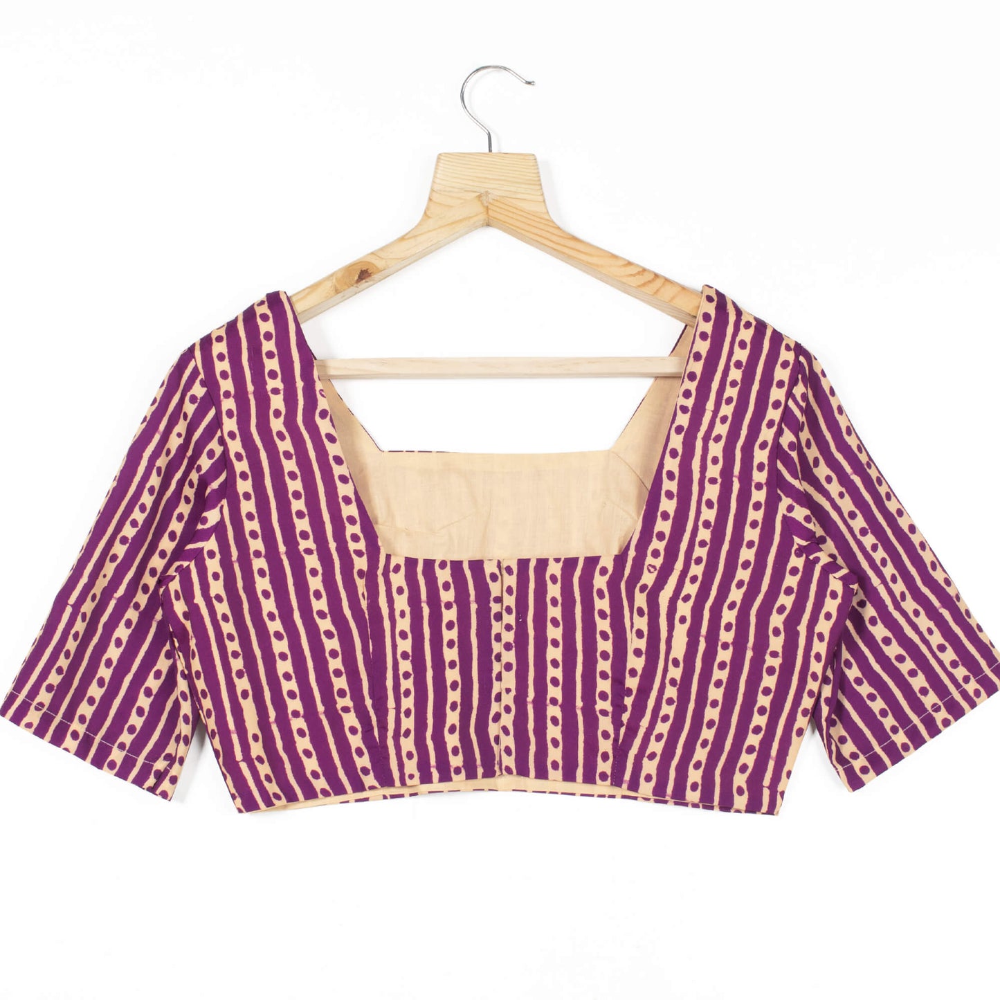 Stripes Printed Crepe Blouse