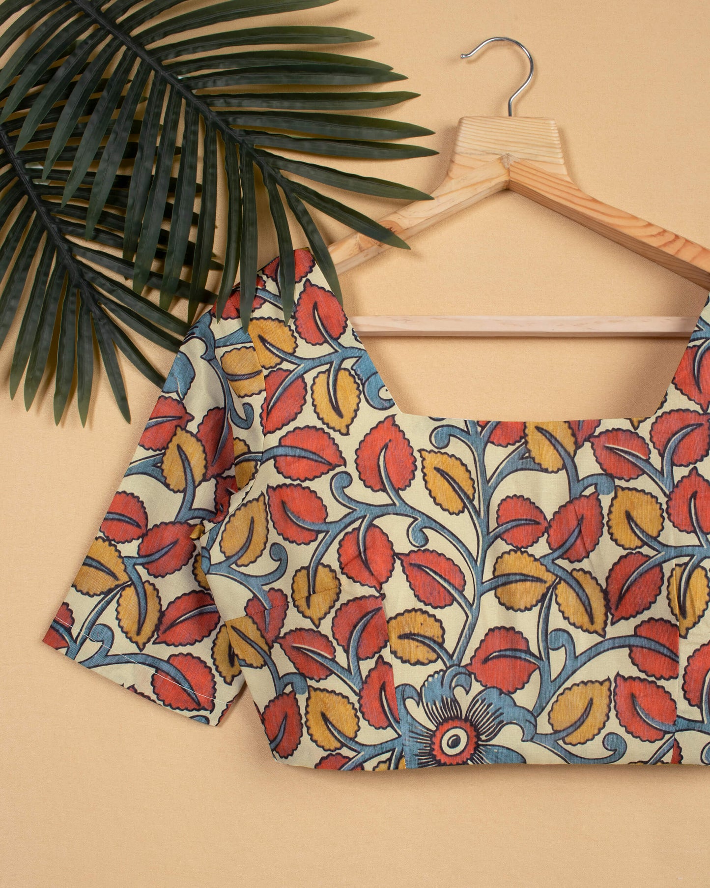 Kalamkrii Printed Rayon Blouse