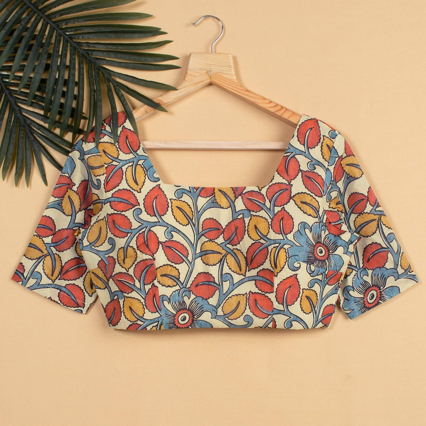 Kalamkrii Printed Rayon Blouse