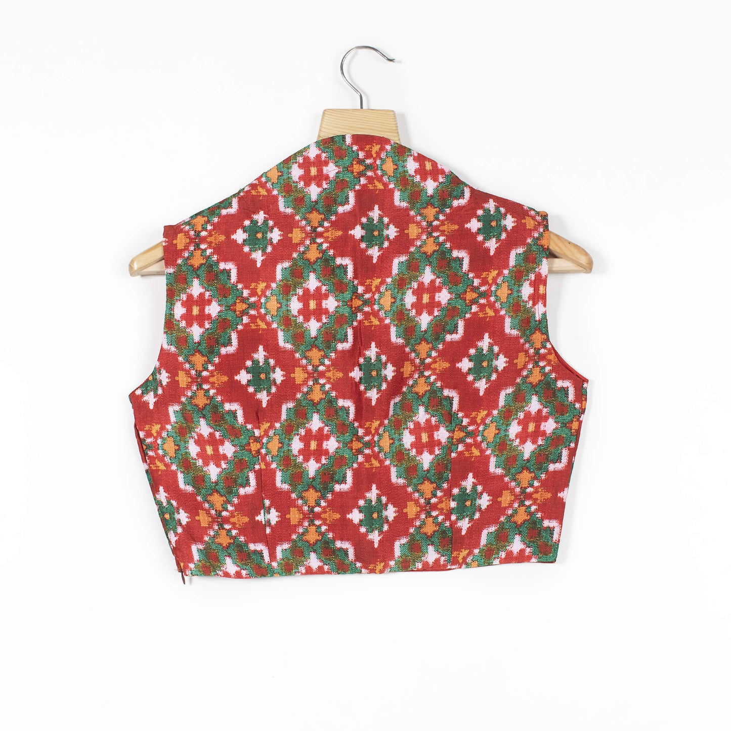 Patolaa Printed Muslin Collar Blouse