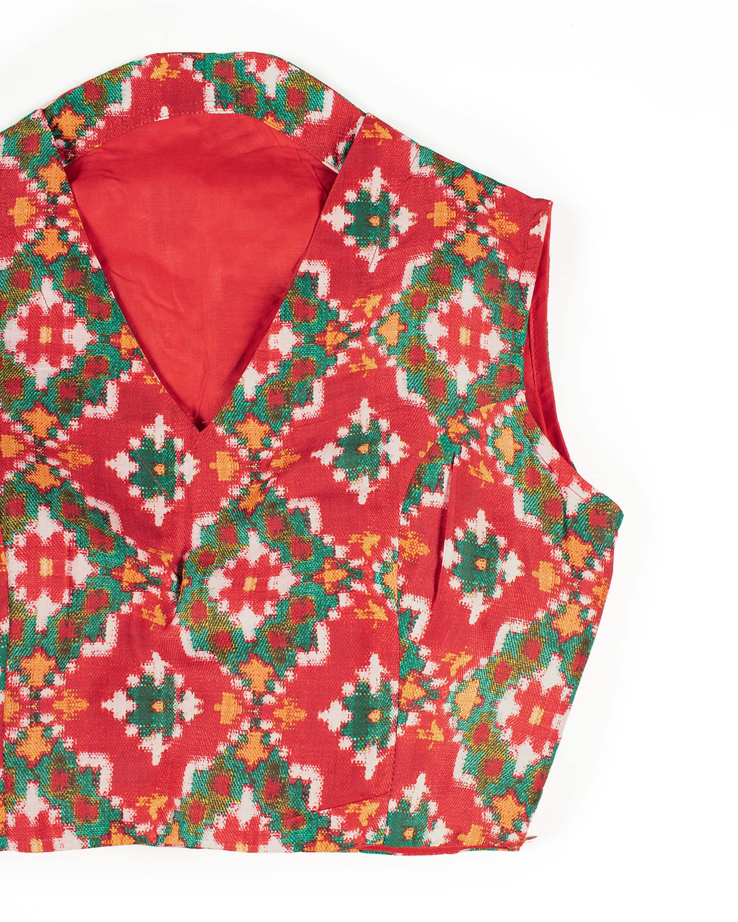 Patolaa Printed Muslin Collar Blouse