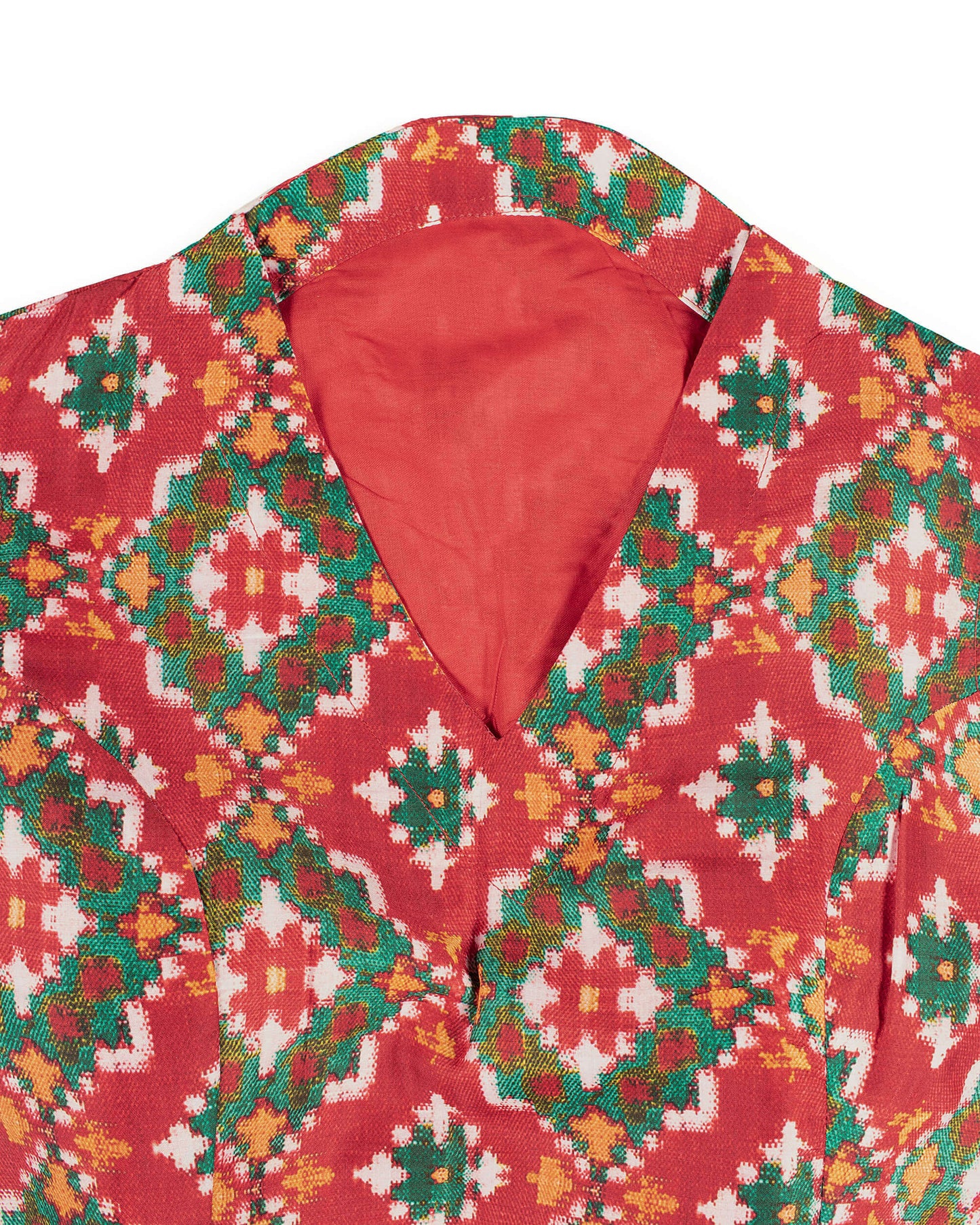 Patolaa Printed Muslin Collar Blouse
