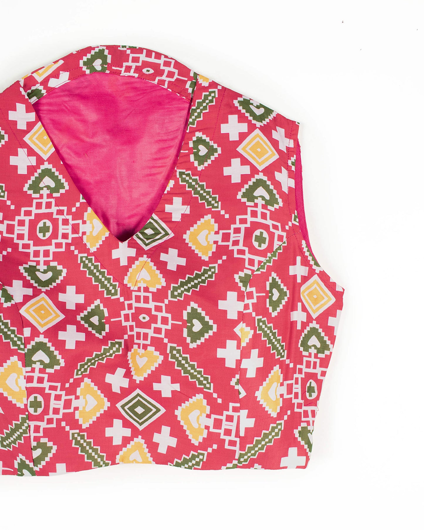 Patolaa Printed Muslin Collar Blouse