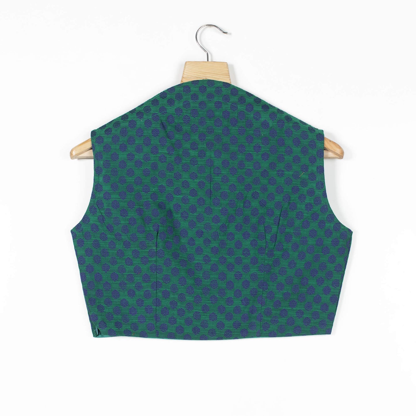 Booti Jacquard Chanderi Collar Blouse