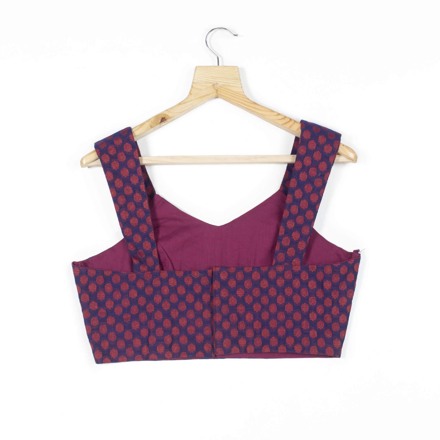 Booti Dual Tone Jacquard Chanderi Blouse