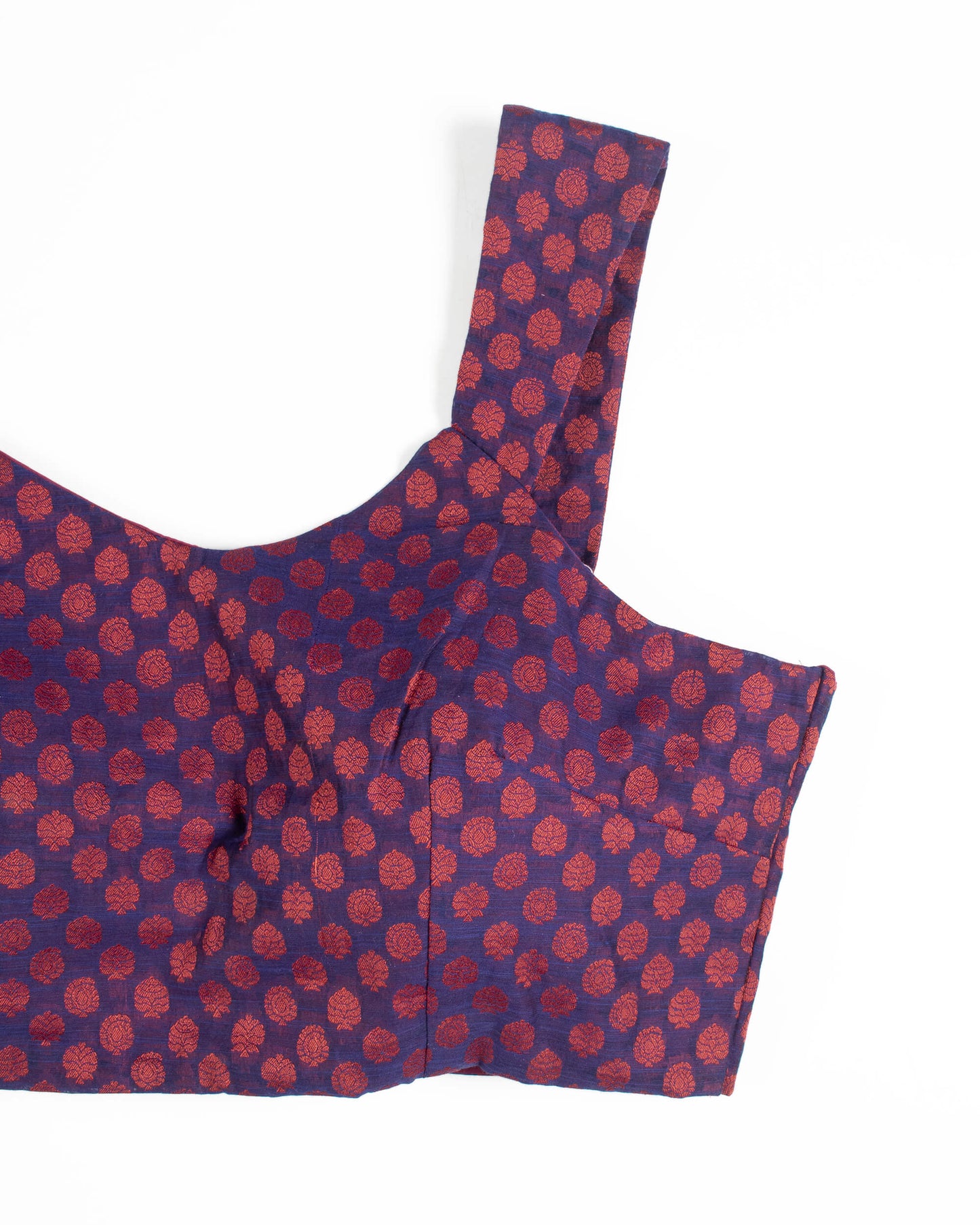 Booti Dual Tone Jacquard Chanderi Blouse