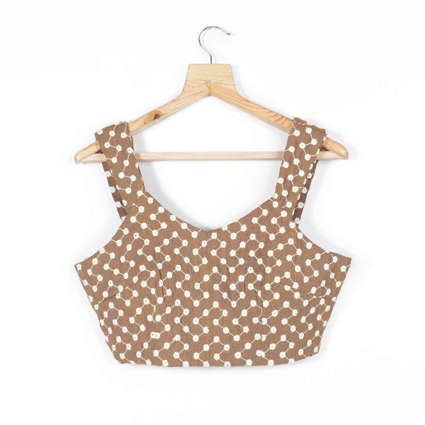 Booti Embroidery Rayon Slub Blouse