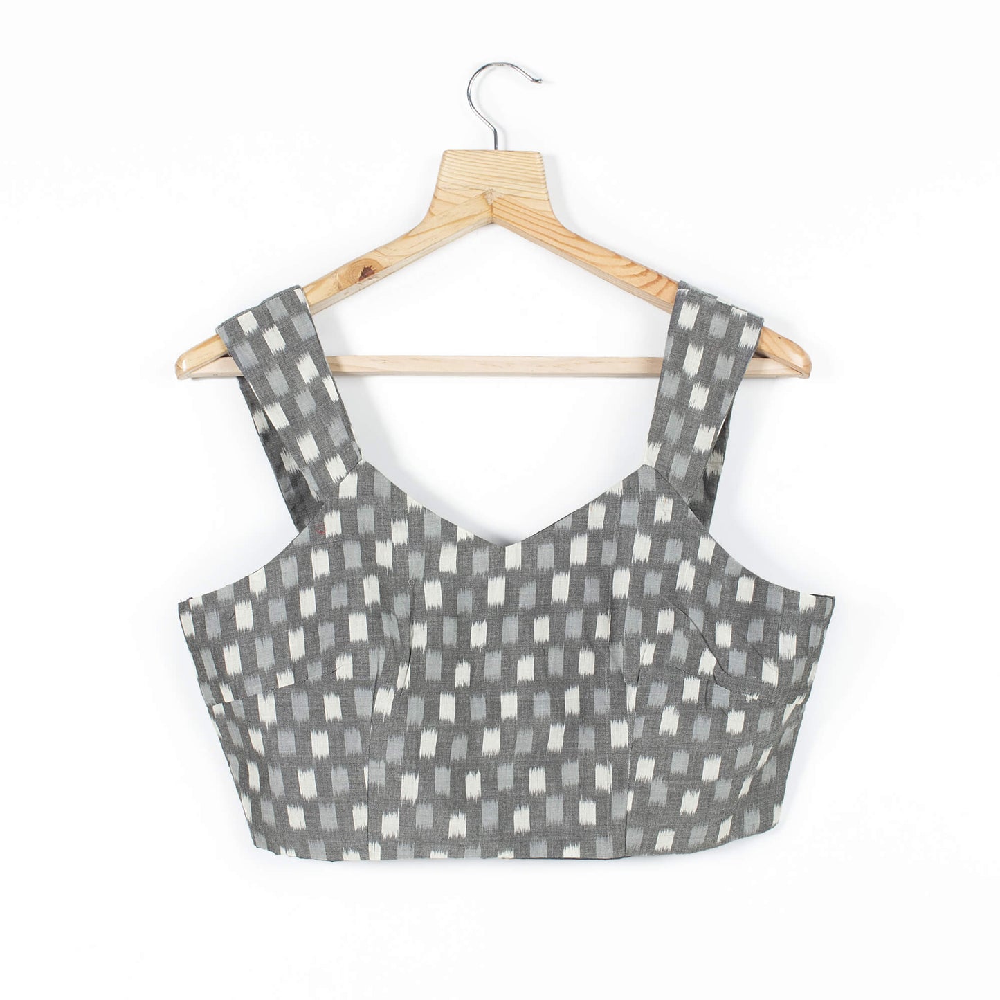 Mercerised Ikkat Cotton Blouse