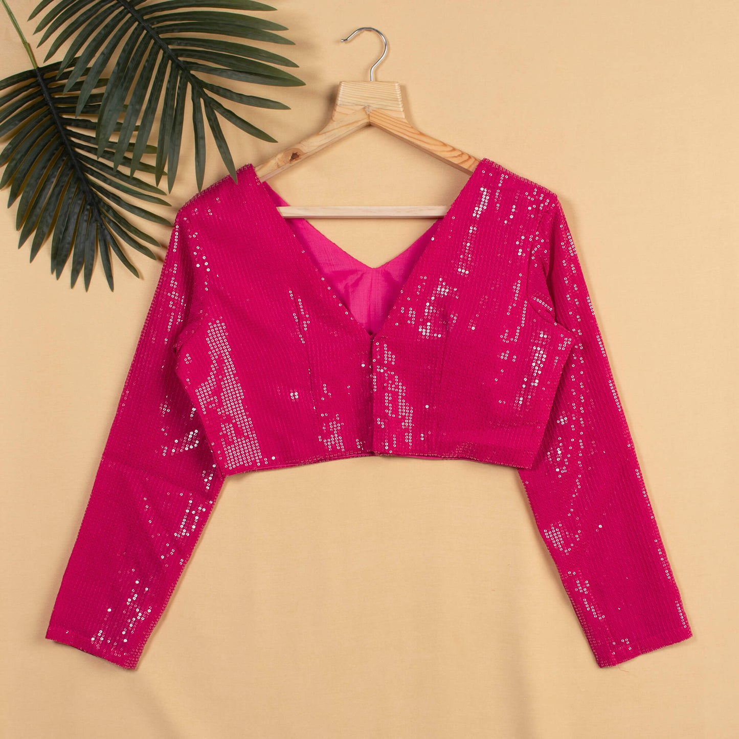 All over Sequins Georgette Blouse