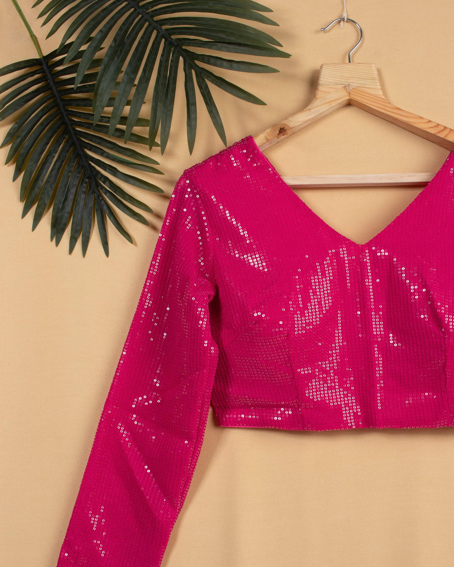 All over Sequins Georgette Blouse