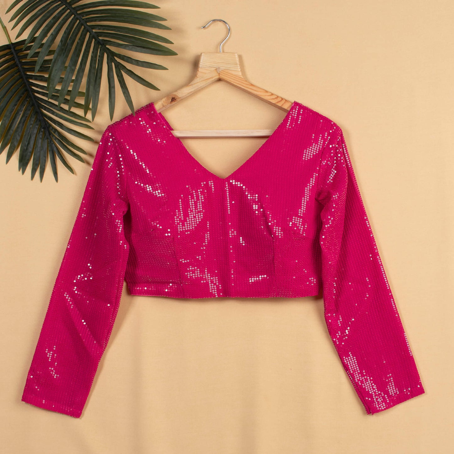 All over Sequins Georgette Blouse