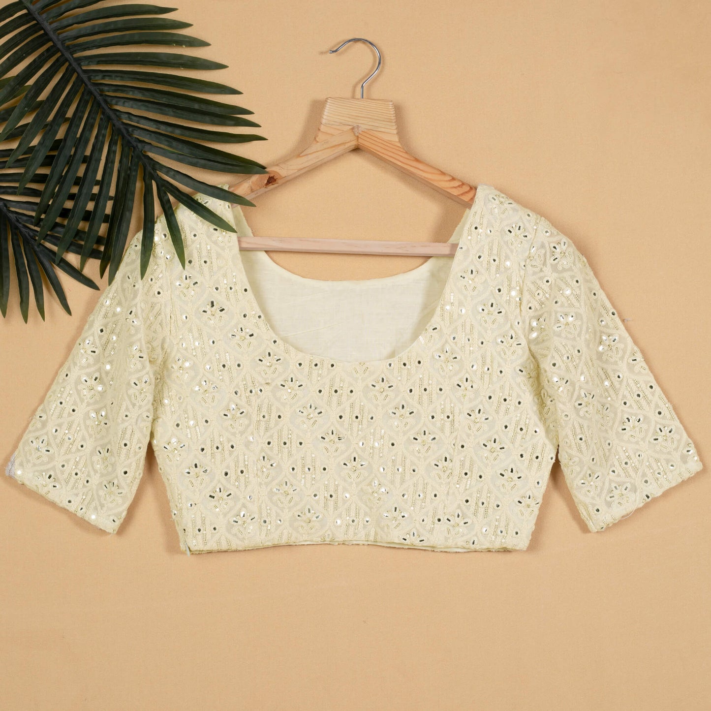 Trellis Premium Sequins Embroidery Blouse