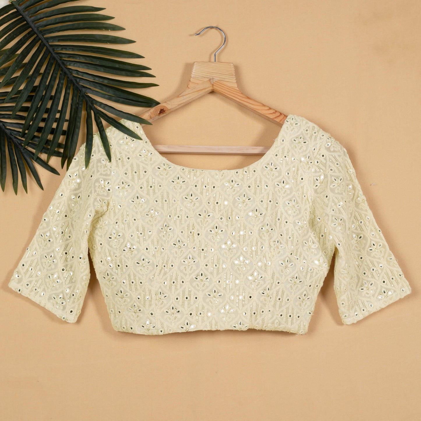 Trellis Premium Sequins Embroidery Blouse