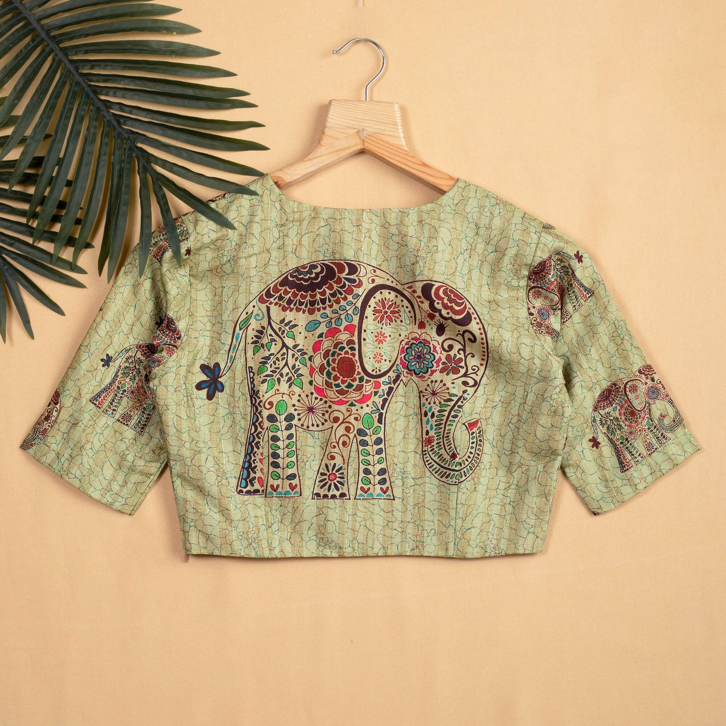 Madhuvanii Printed V Neck Blouse