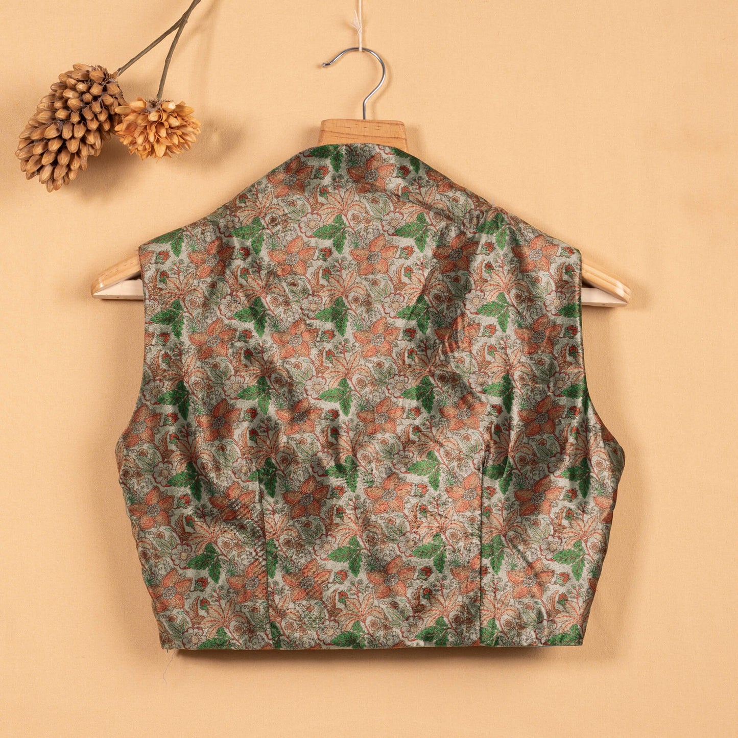 Floral Velvet Blouse