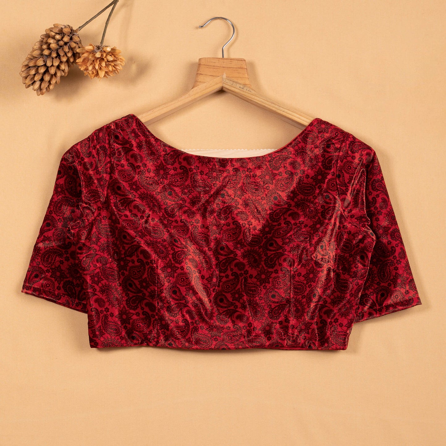 Paisely Velvet Blouse