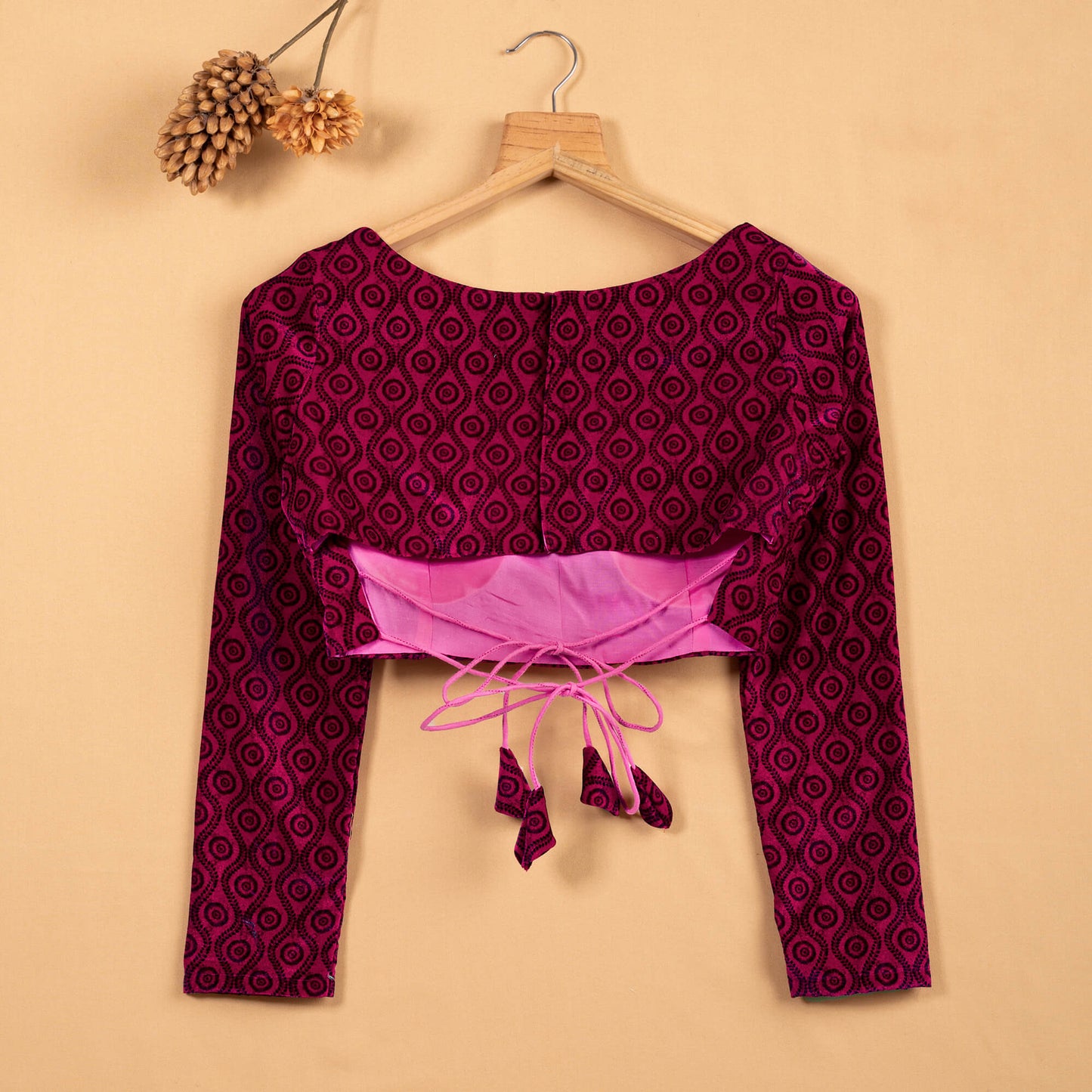 Trellis Velvet Blouse