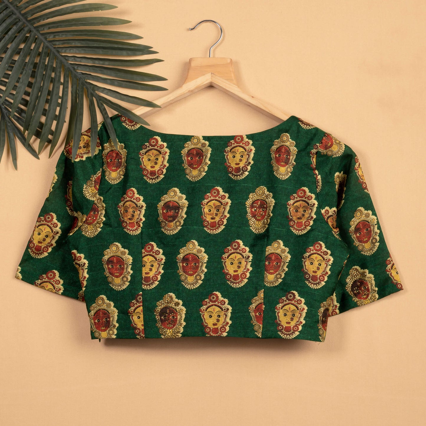 Kalamkrii Printed Silk Blouse