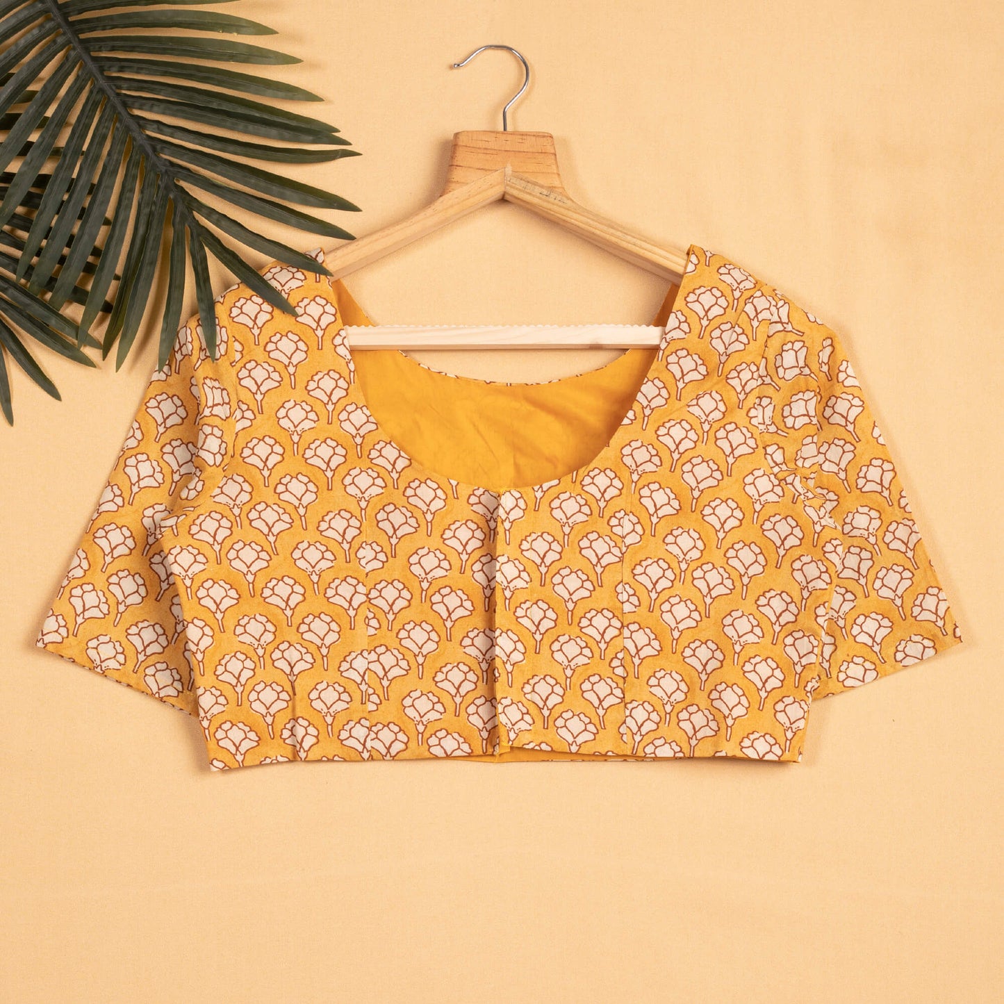 Ethnic Floral Cotton Blouse