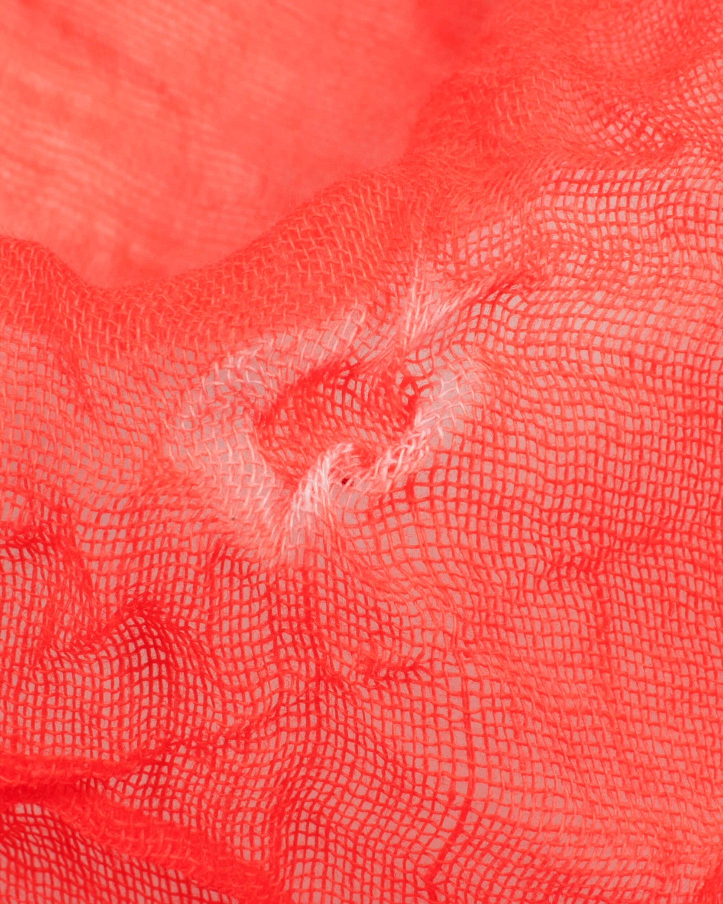 Salmon Pink Kutchhi Bandhani Tie & Dye Cotton Dupatta