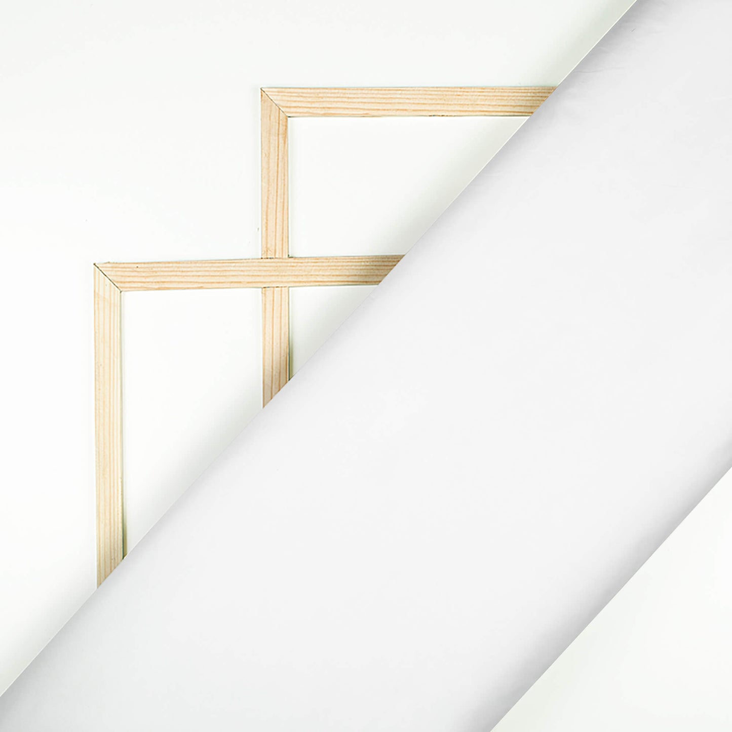 White Plain Dyeable Organza Fabric