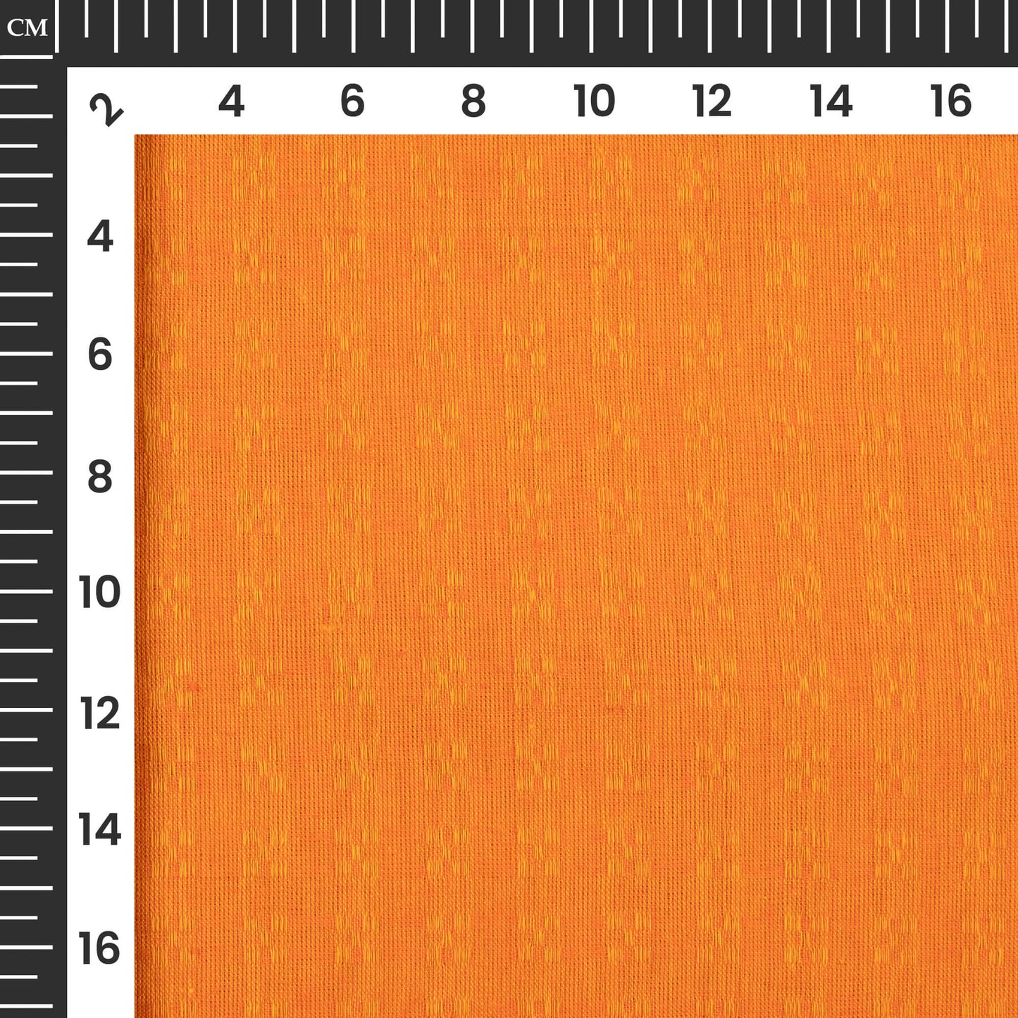 Honey Orange Stripes Handloom Cotton Fabric