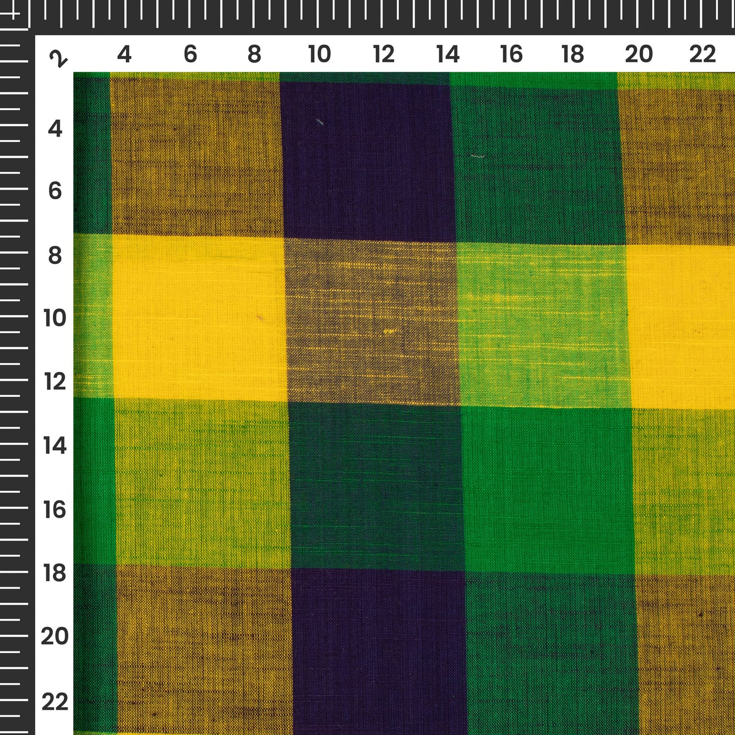 Exclusive Checked Handloom Cotton Fabric