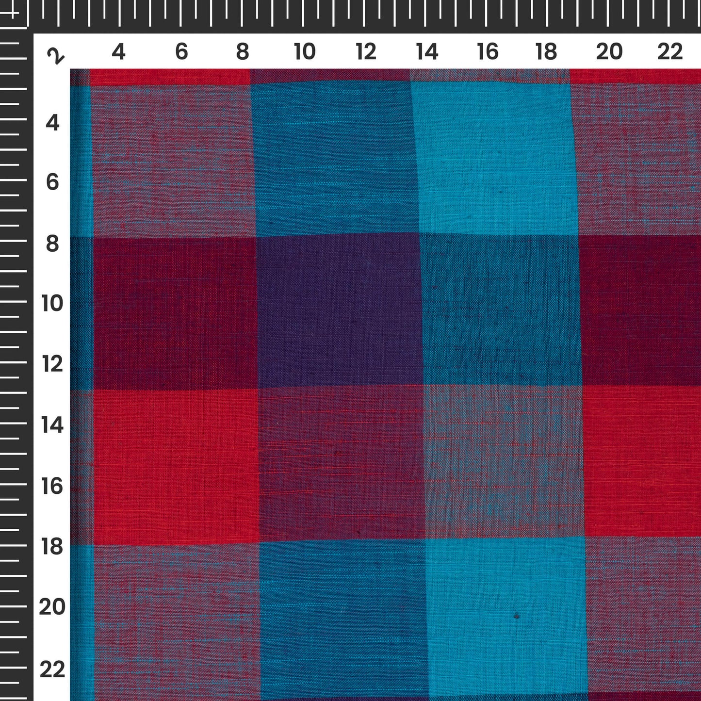 Exclusive Checked Handloom Cotton Fabric