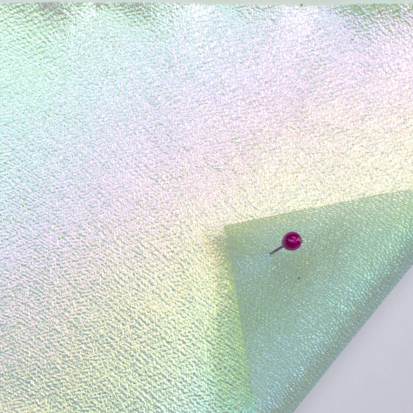 Baby Blue Holographic Dual Tones Galaxy Imported Net Fabric (Width 62 Inches)