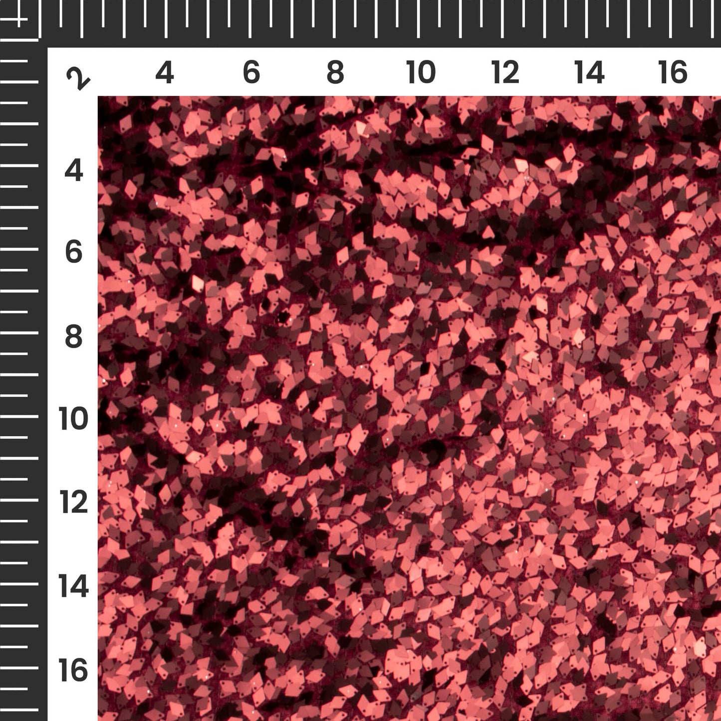 Maroon Fancy Diamond Sequins Imported Net Fabric (Width 62 Inches)