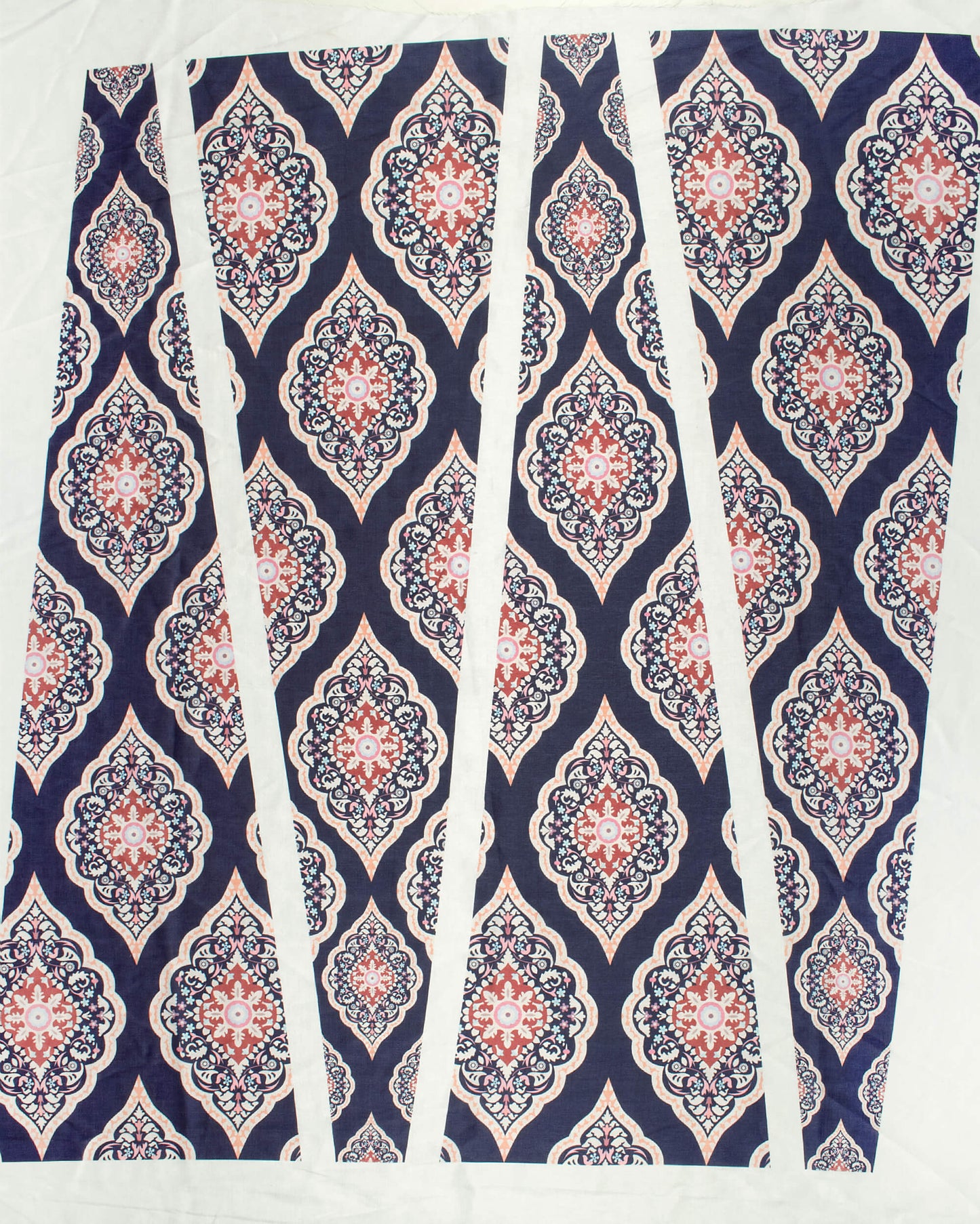 Navy Blue Traditional Paisley
Kali Set With Unstitched Blouse