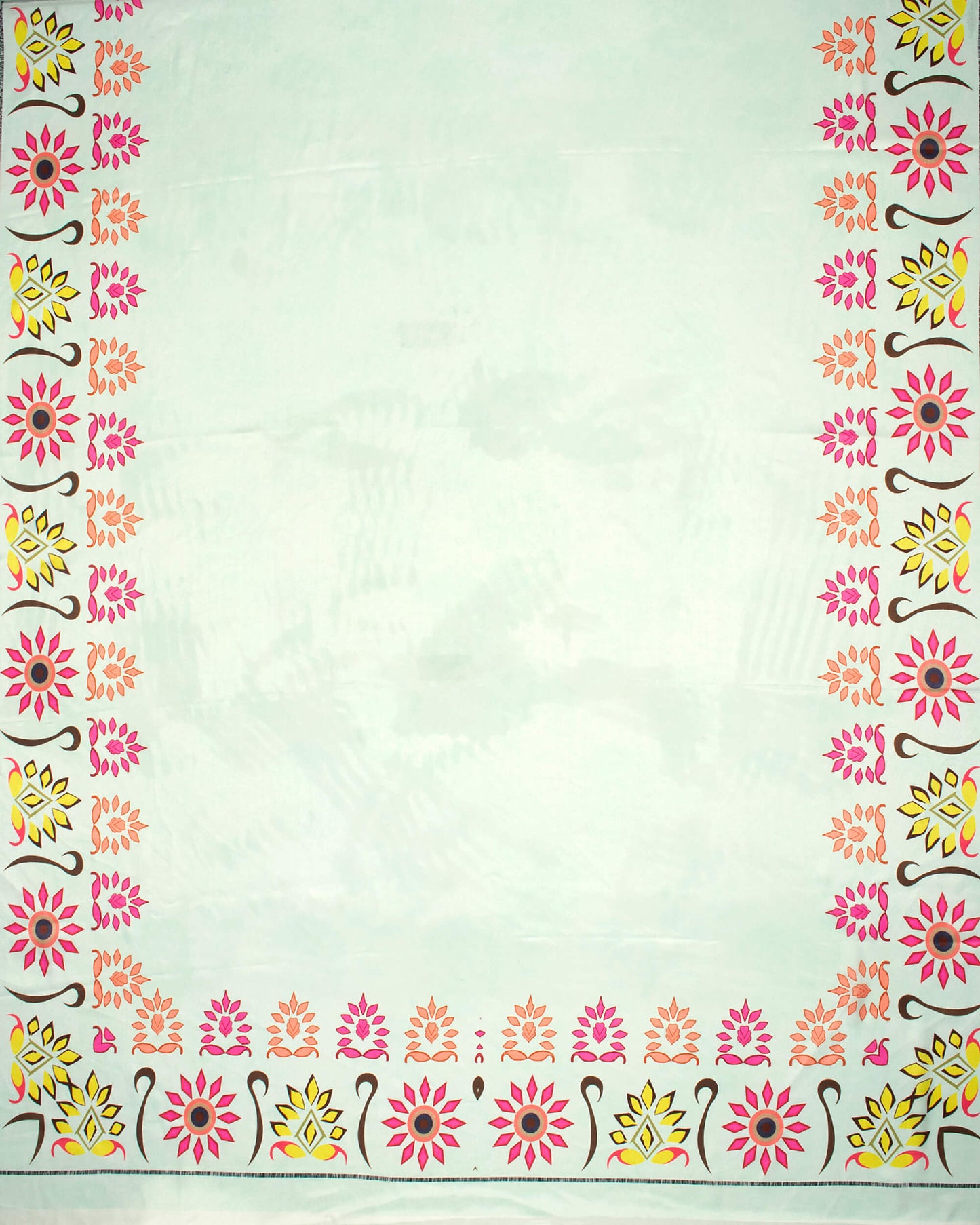 Mint Floral Traditional
Kali Set With Unstitched Blouse