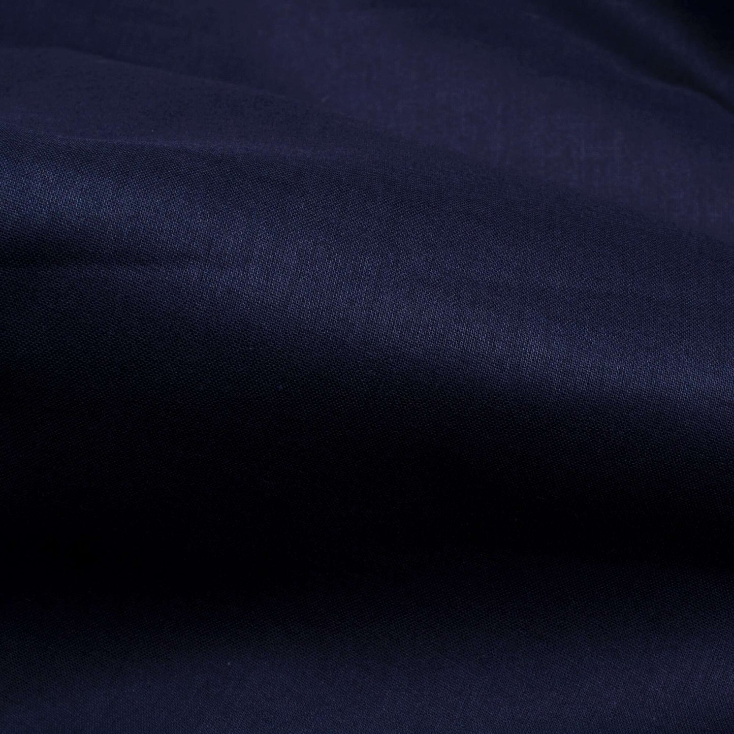 Navy Blue Plain Cotton Cambric Fabric - Fabcurate