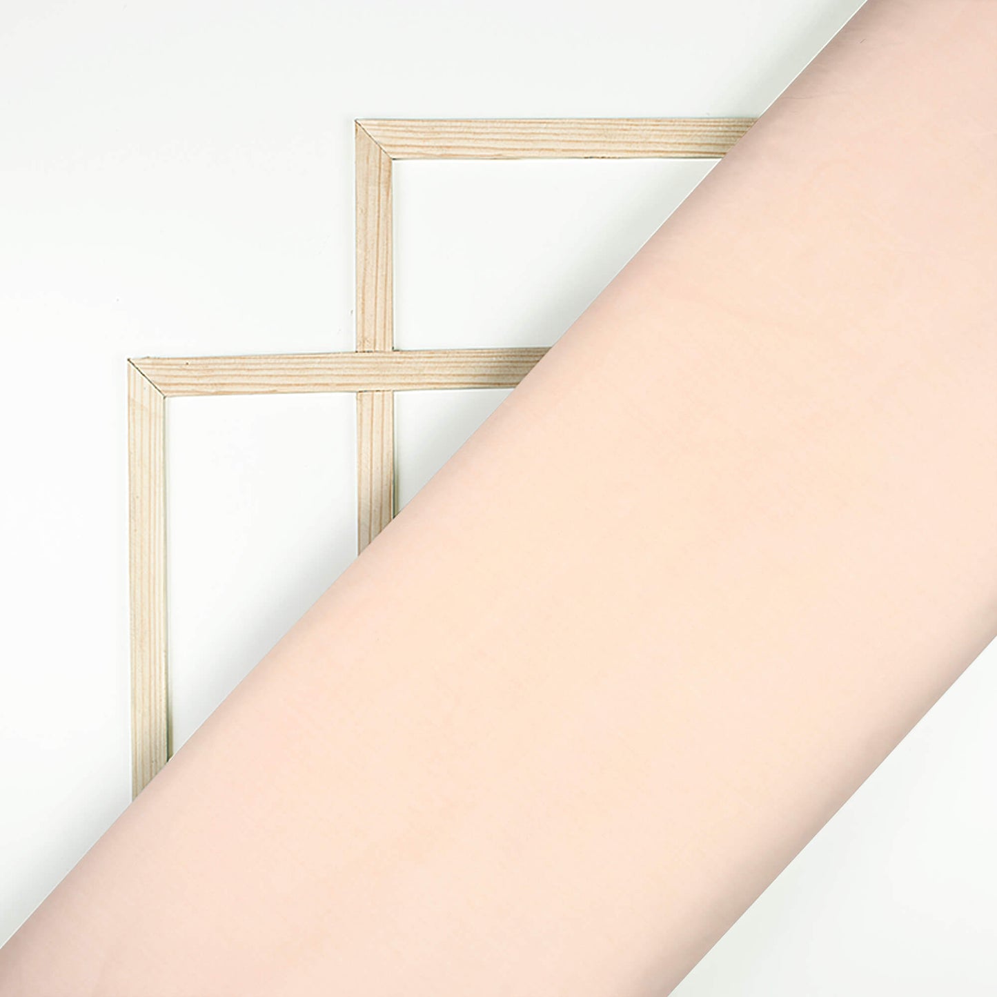 Pale Peach Plain Cotton Cambric Fabric