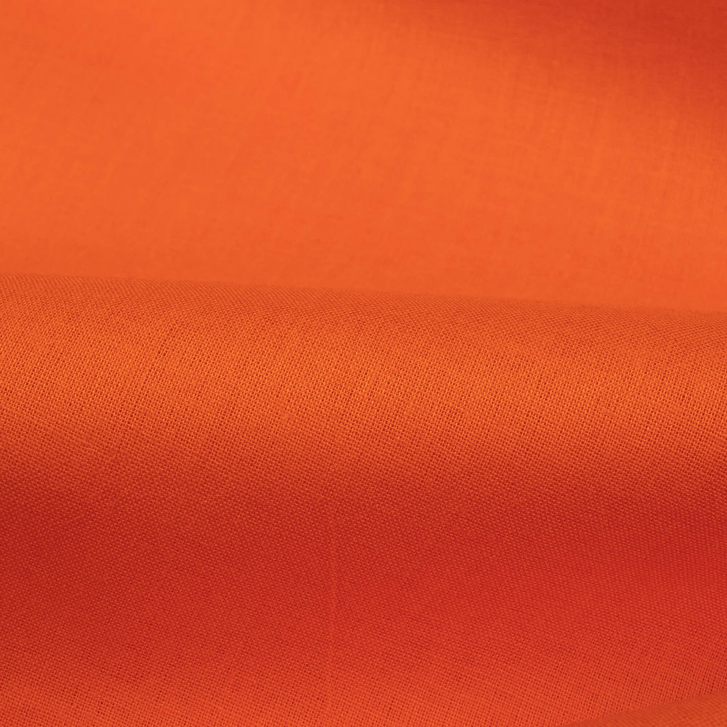 Tiger Orange Plain Cotton Cambric Fabric