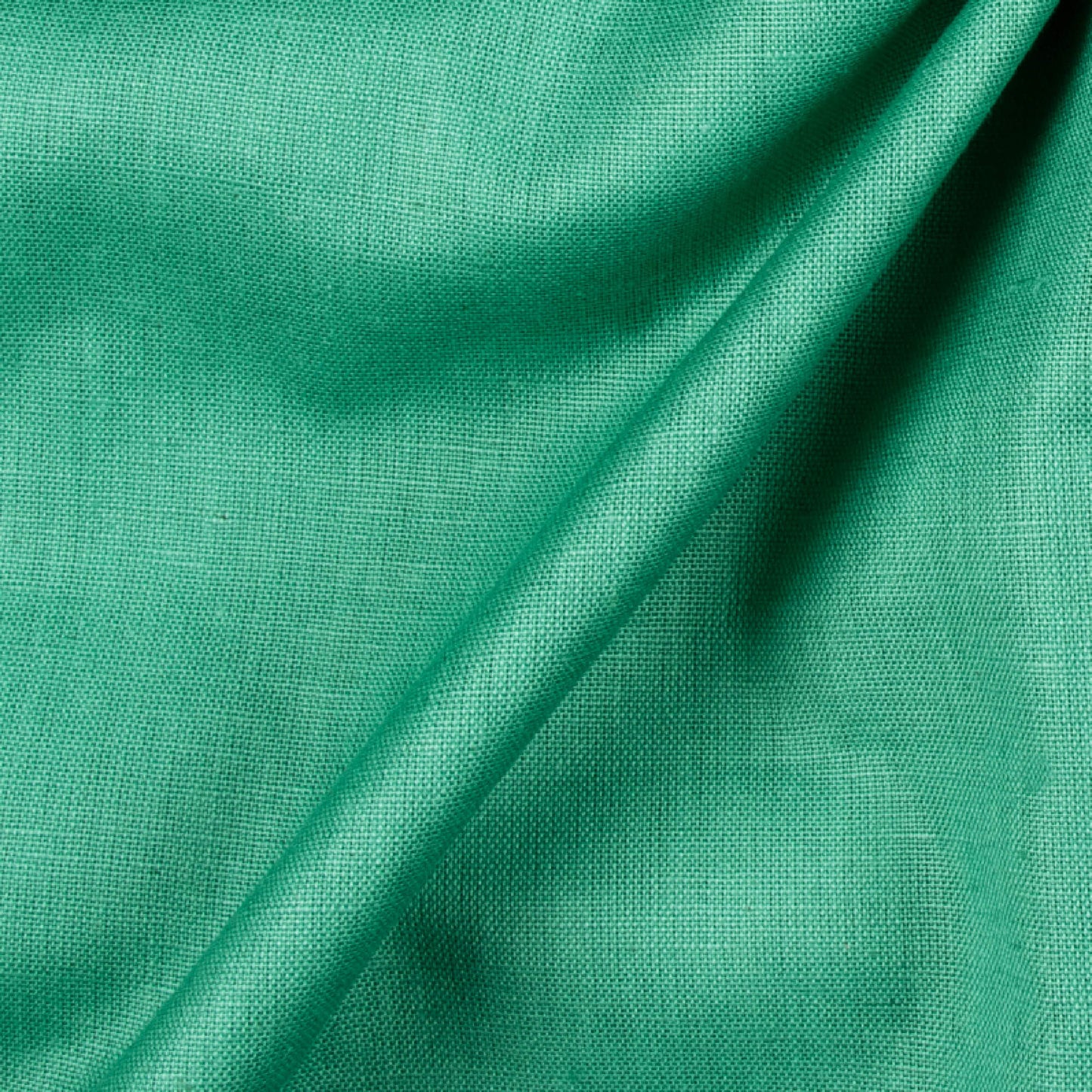 Viridian Green Plain Cotton Flex Fabric