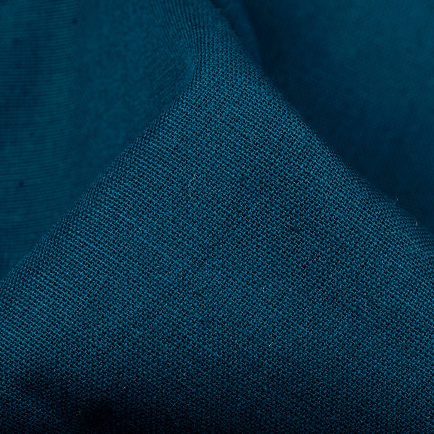 Dark Astronaut Blue Plain Cotton Flex Fabric