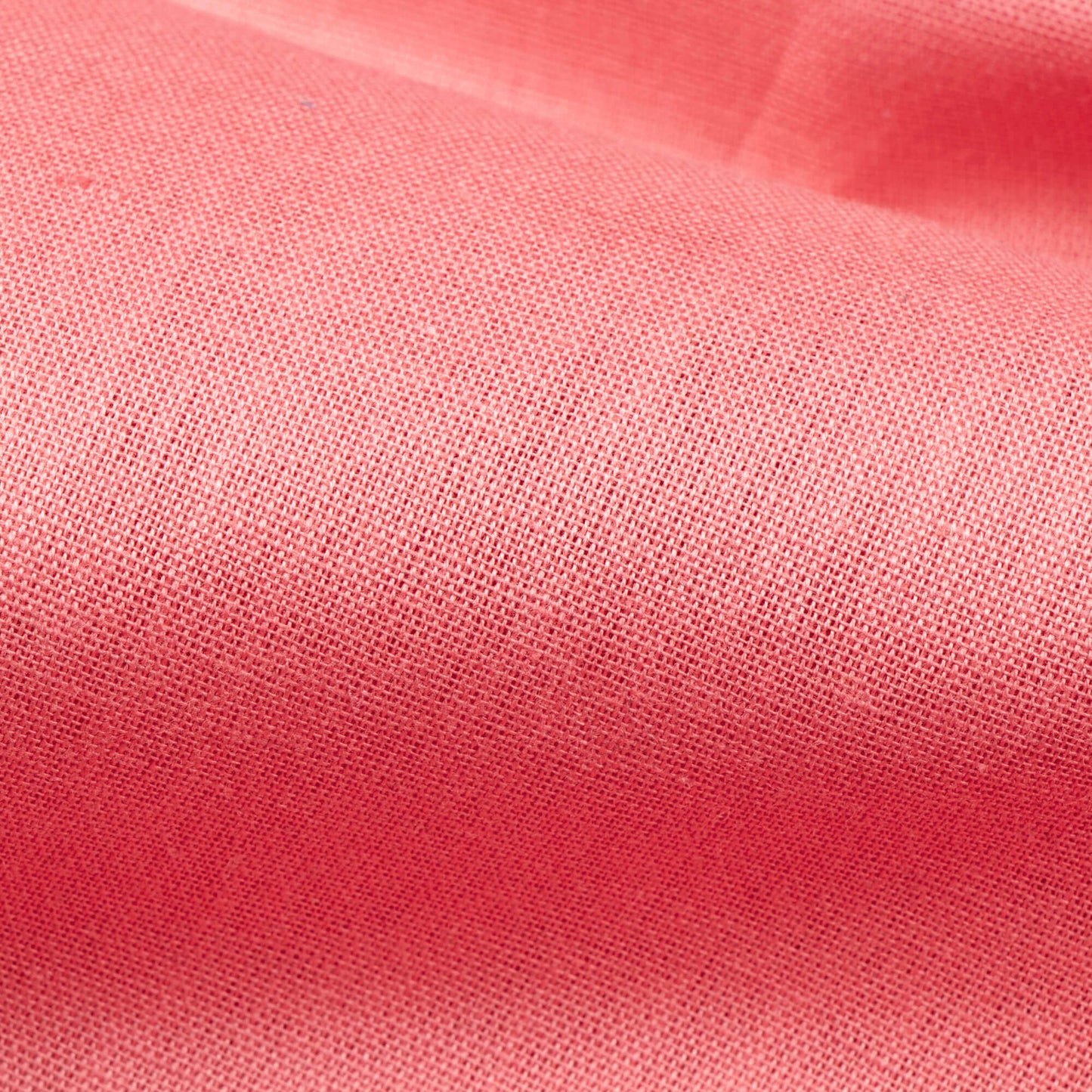 Watermelon Pink Plain Cotton Flex Fabric