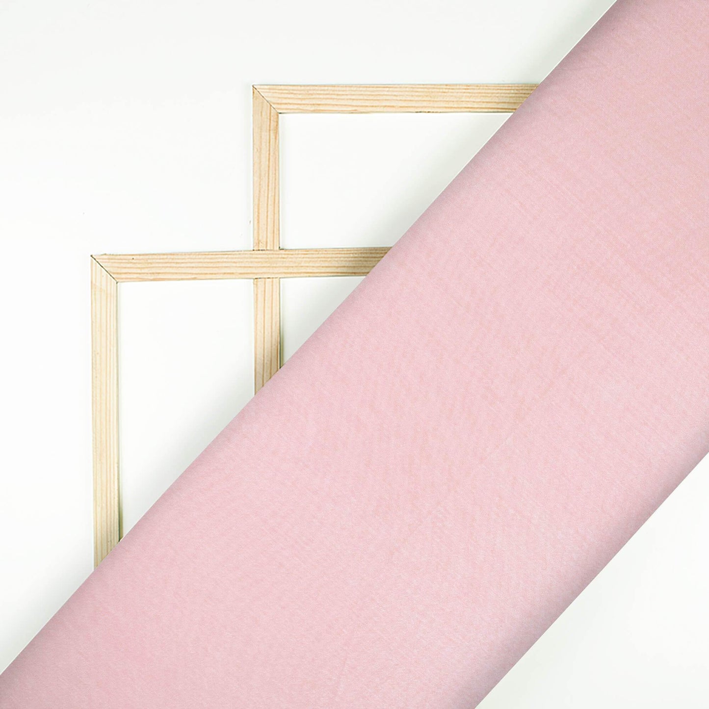 Baby Pink Plain Pure Chinnon Chiffon Fabric - Fabcurate