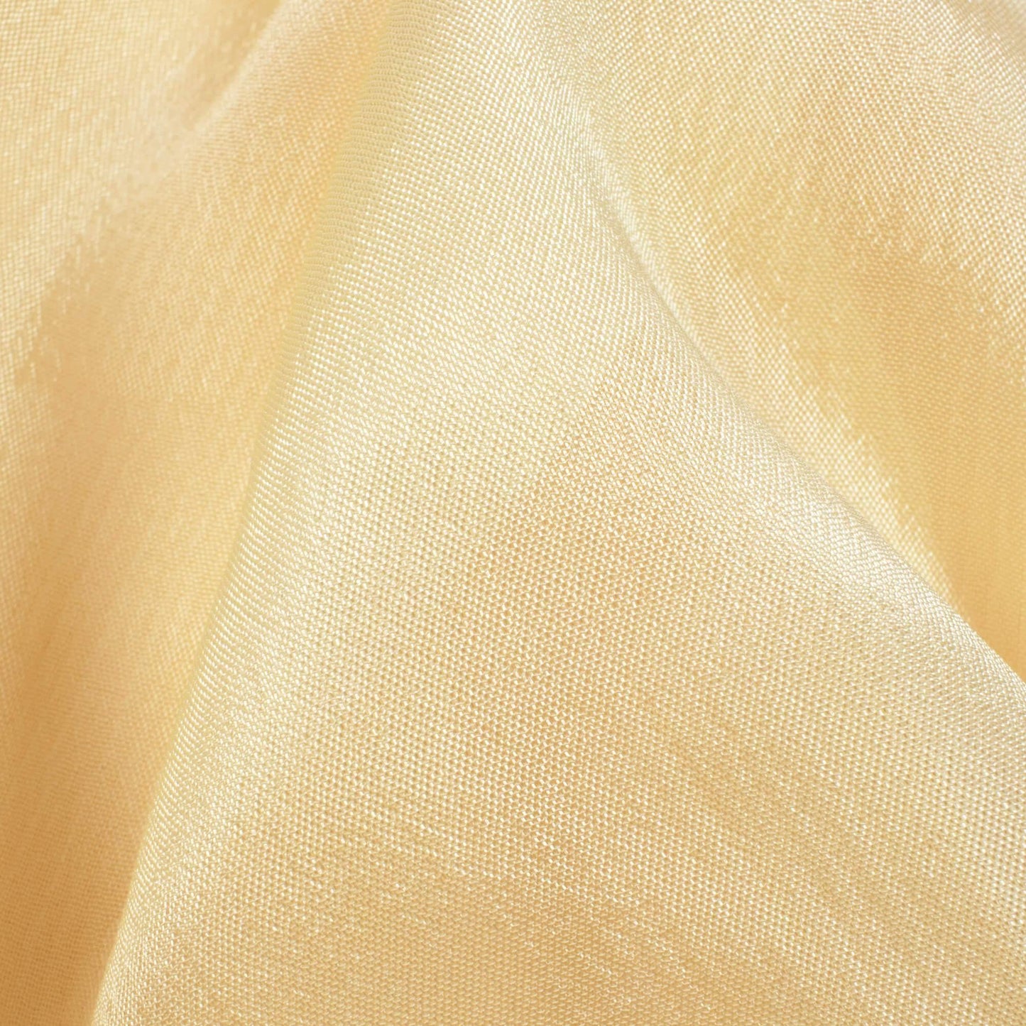 Oat Beige Plain Pure Chinnon Chiffon Fabric - Fabcurate