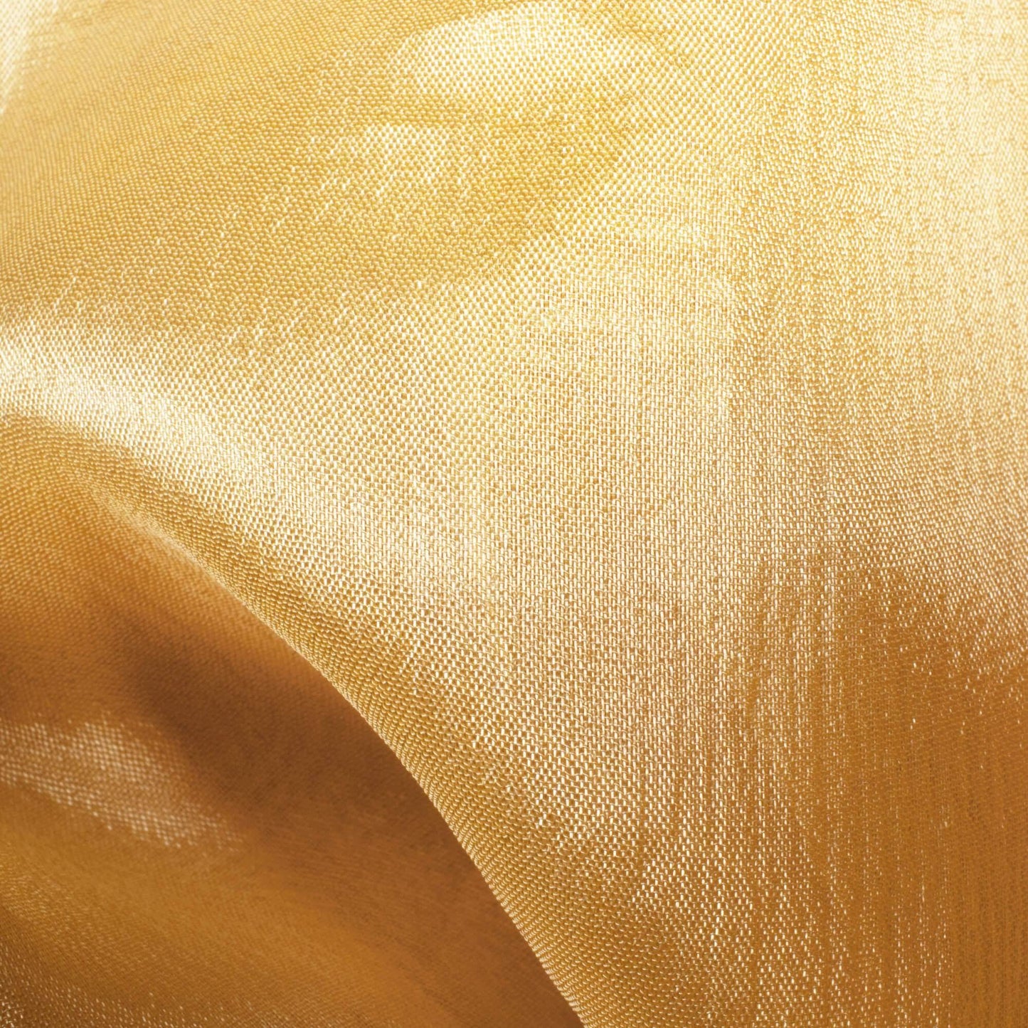 Mellow Yellow Plain Pure Chinnon Chiffon Fabric - Fabcurate