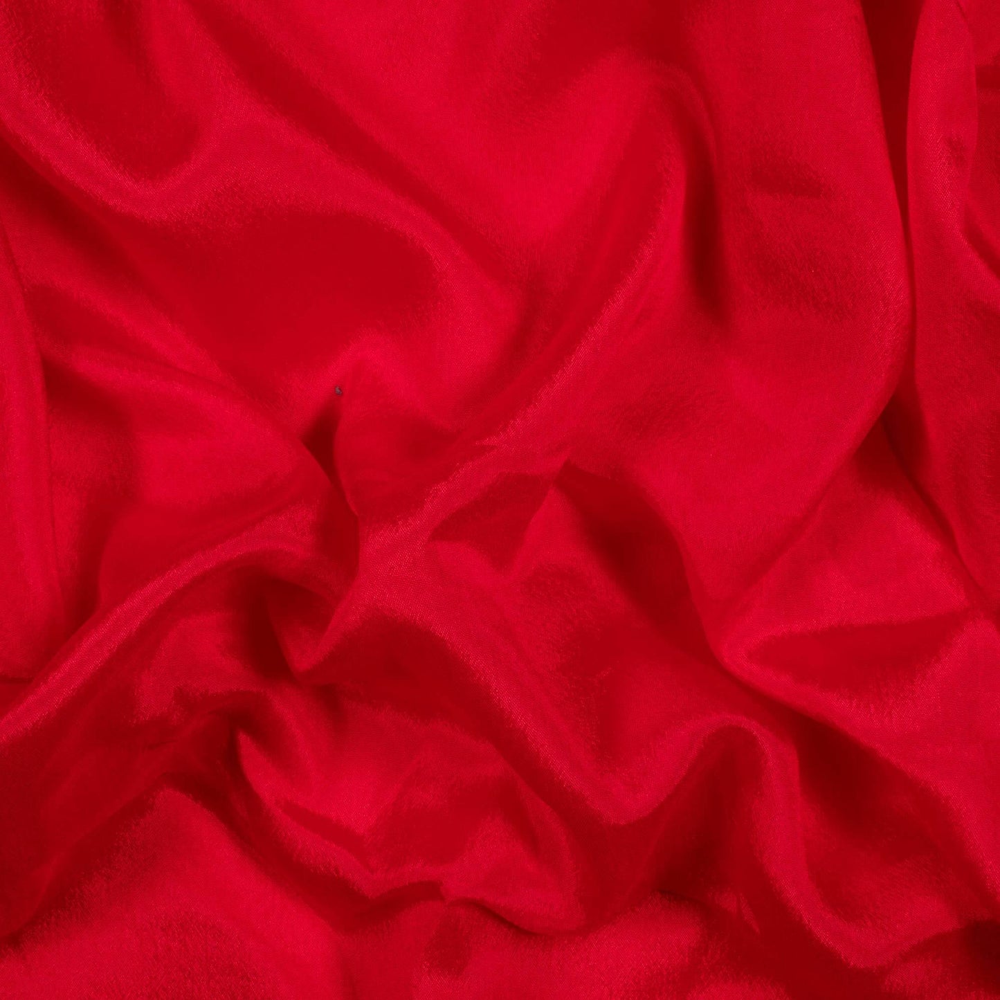 Red Plain Pure Chinnon Chiffon Fabric - Fabcurate