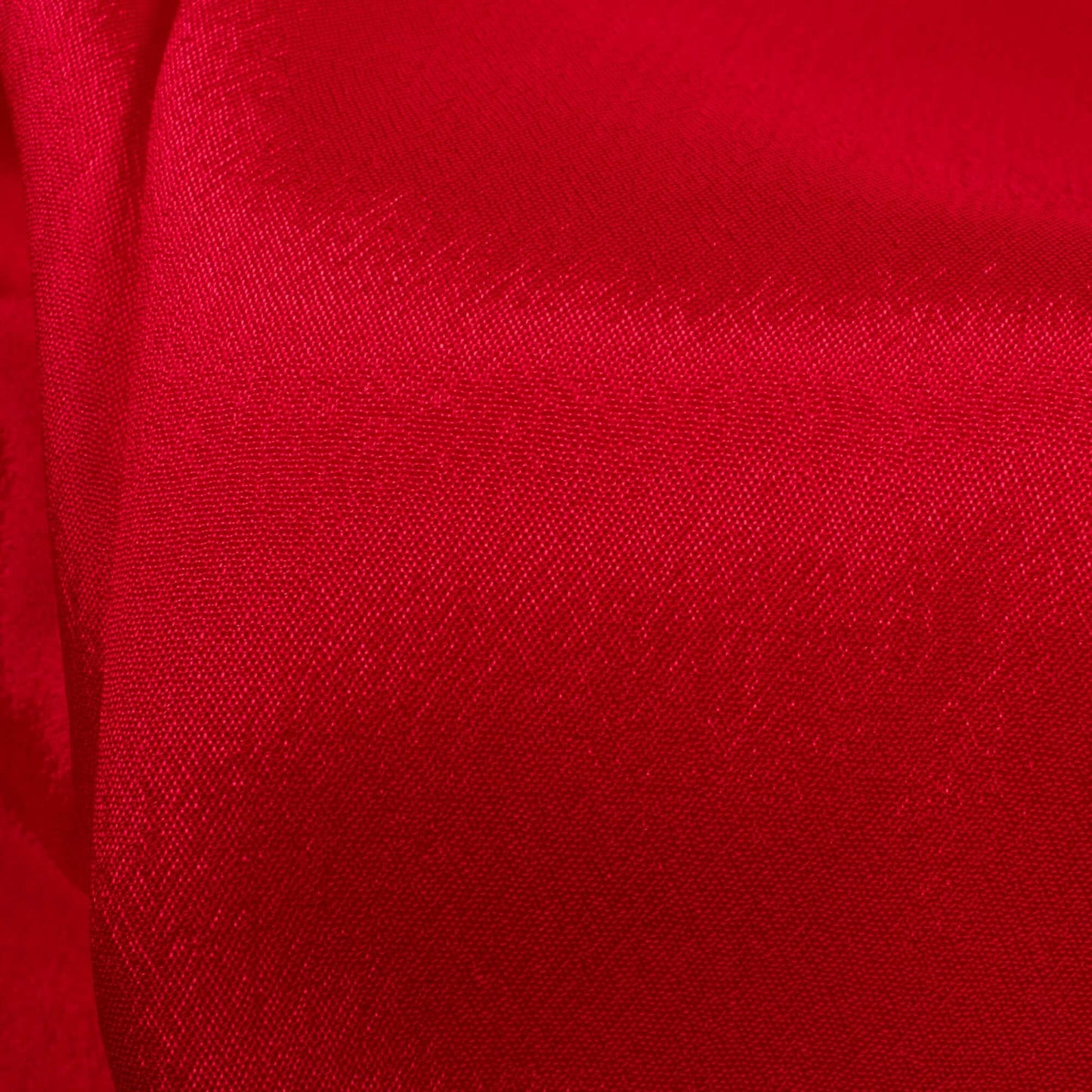 Red Plain Pure Chinnon Chiffon Fabric - Fabcurate