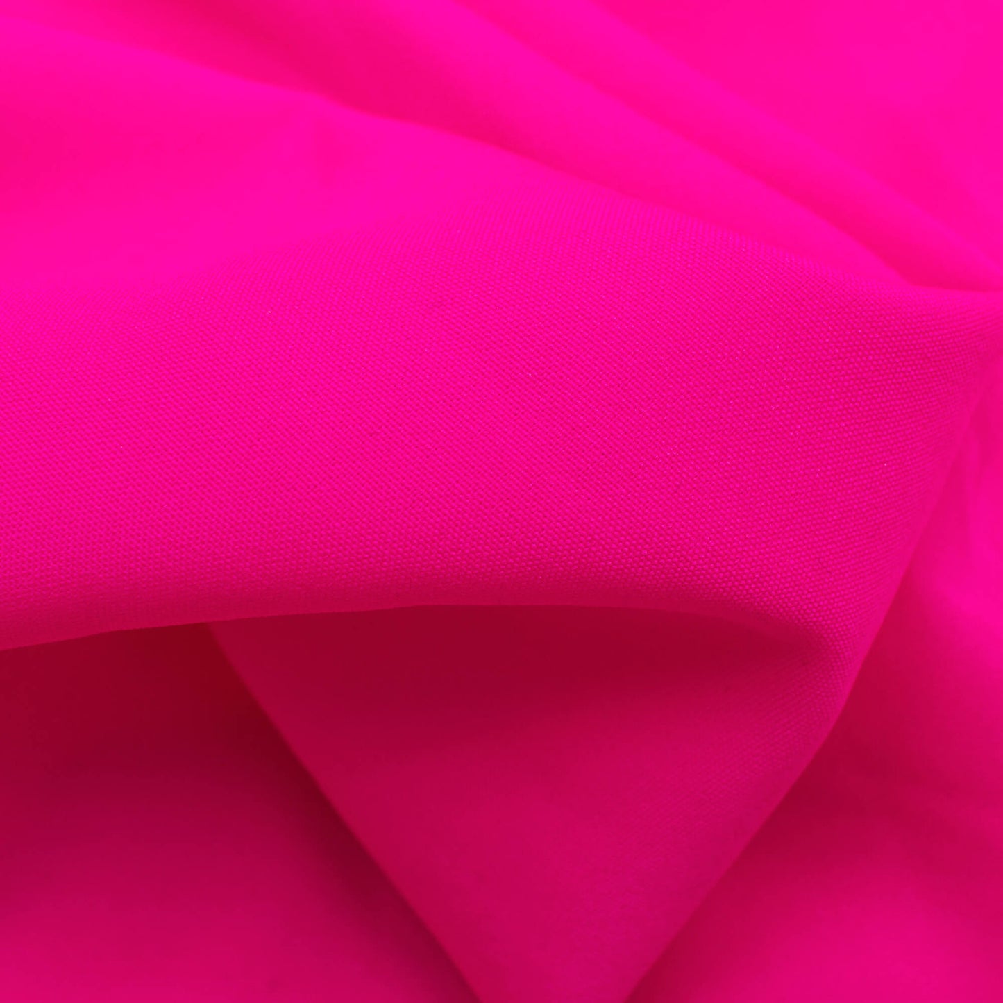 Magenta Pink Plain Neon Crepe Fabric - Fabcurate