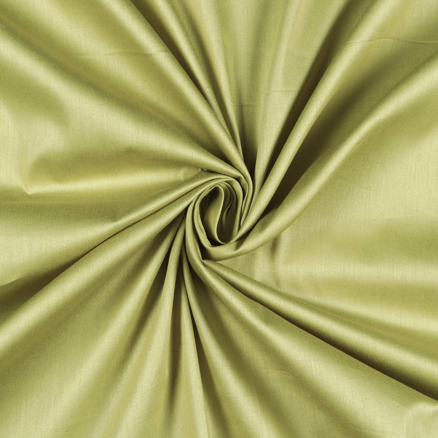 Moss Green Plain Glazed Cotton Fabric
